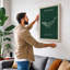 Whale in Lines Scandinavian - Wrapped Canvas-224379068-224379069