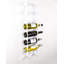 Perry 7 Bottle Wall Mounted Wine Bottle Rack in White