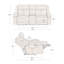 Canapé inclinable électrique en cuir véritable Mejas avec console multifonctionnelle-1631181280-1631181286