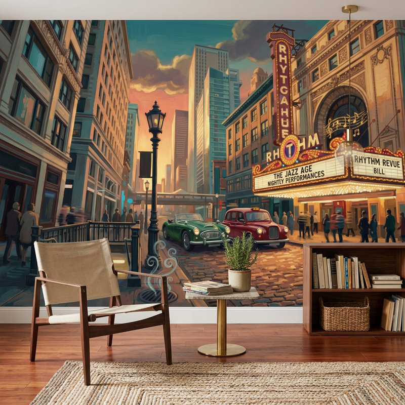 Décoration de théâtre amovible, 200 po x 120 po, Non tissé