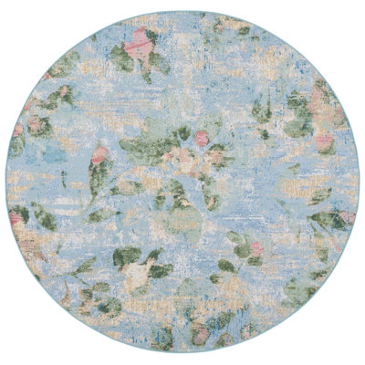 Barbados 500 Performance Floral Indoor/Outdoor Area Rug