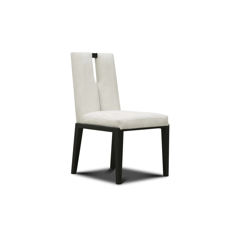 Flute Leather Dining Chair