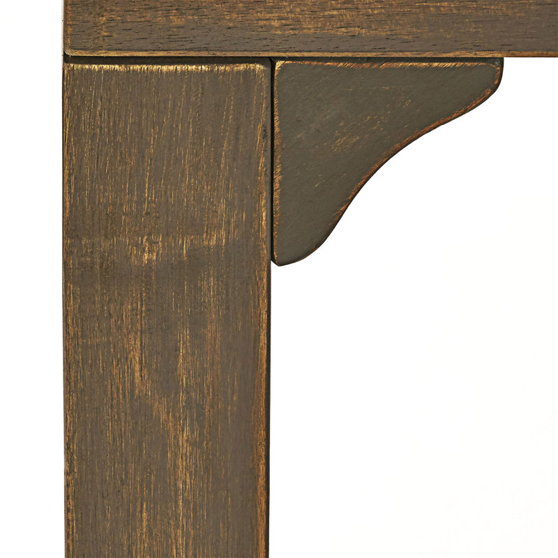 Table de salle à manger d'extérieur en bois extensible