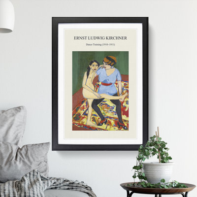 Dance Training by Ernst Ludwig Kirchner - Single Picture Frame Print