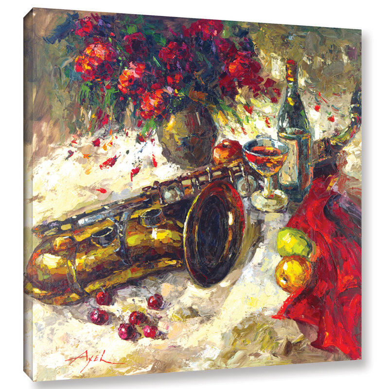 « jazz ii », reproduction d’art sur toile tendue, H 24 po x l 24 po