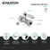 Kingston Brass Whitaker 1/2-Inch FIP x 1/2 or 7/16-Inch Slip Joint Quarter-Turn Straight Stop Valve