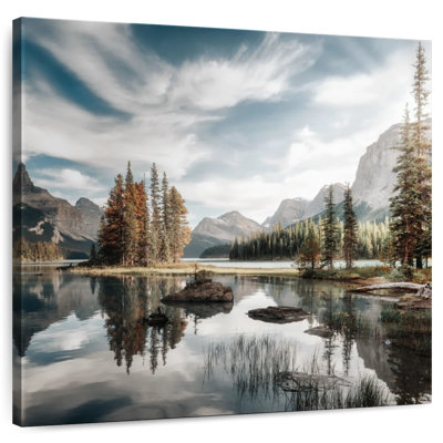 Alvord Reflections On Maligne Lake