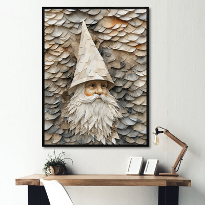 Fantaisie, fée, nains, portrait sur toile