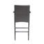 De 2 chaises d'extérieur - en métal, assise de 30 po de style 2, structure, hauteur, brun moderne