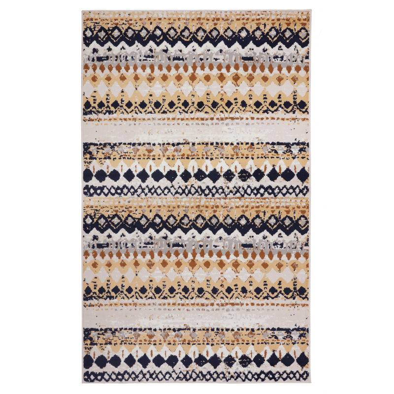 Glostrup Moroccan Indoor Rug, Rectangle 3'6" x 5'6"