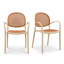 Ensemble de deux chaises d'extérieur Soren-386889058