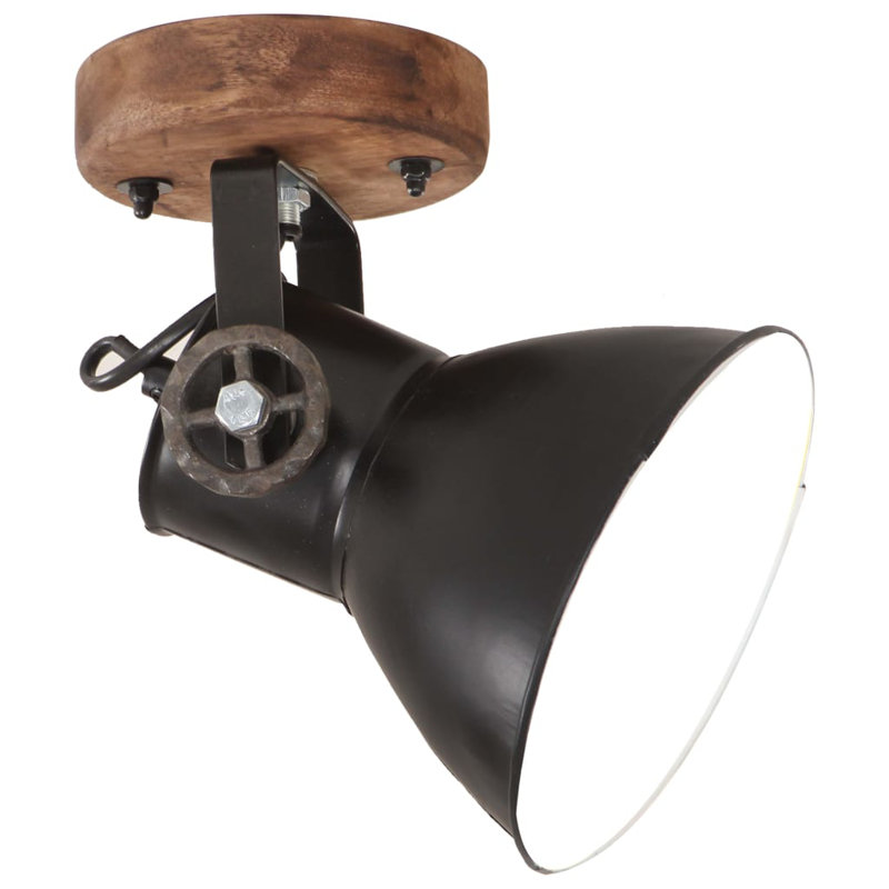 Kiana Semi Flush Mount, Brown, Black