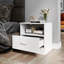142.24cm W Manufactured Wood Bedside Table