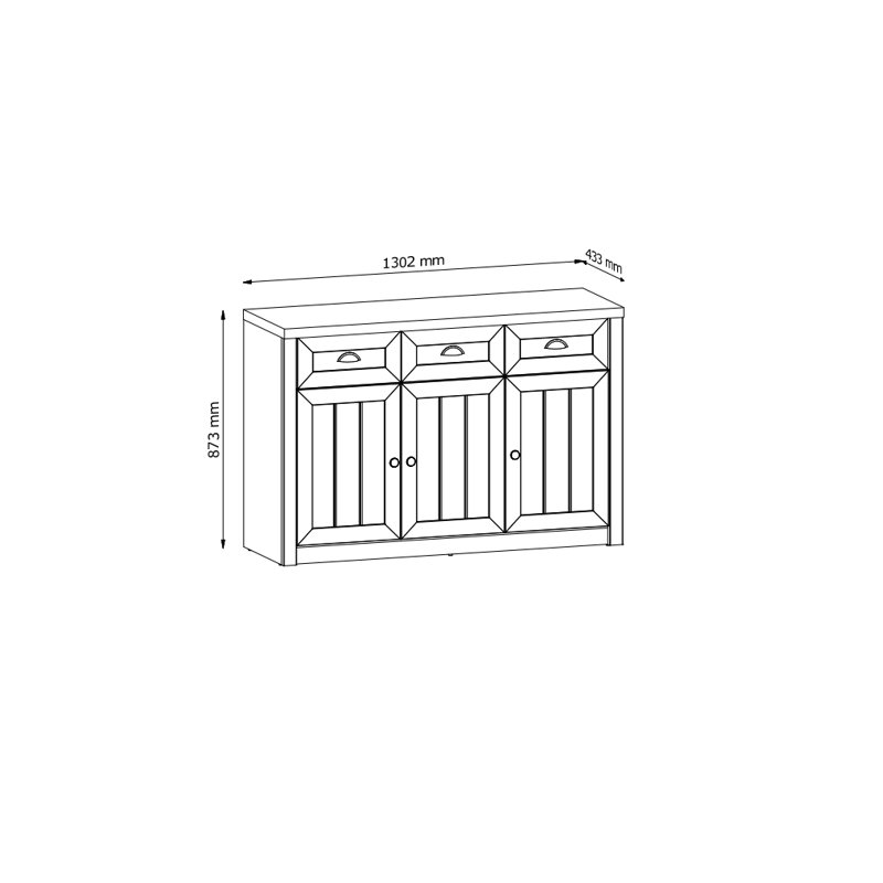 Shaffer Sideboard, Green