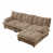Chenille café clair