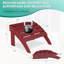 Ensemble de 4 repose-pieds Adirondack Hdpe Classic-1158755491