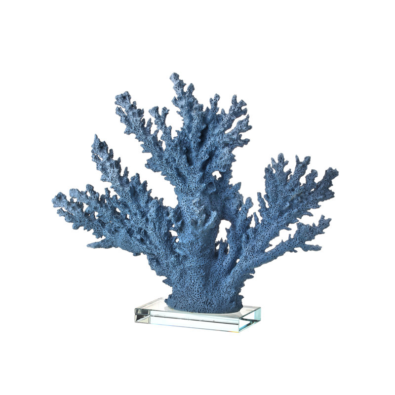 Figurine Whigham en résine corail sur base acrylique