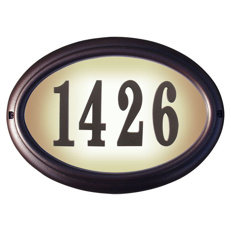 Edgewood Oval Wall Plaque, Yes