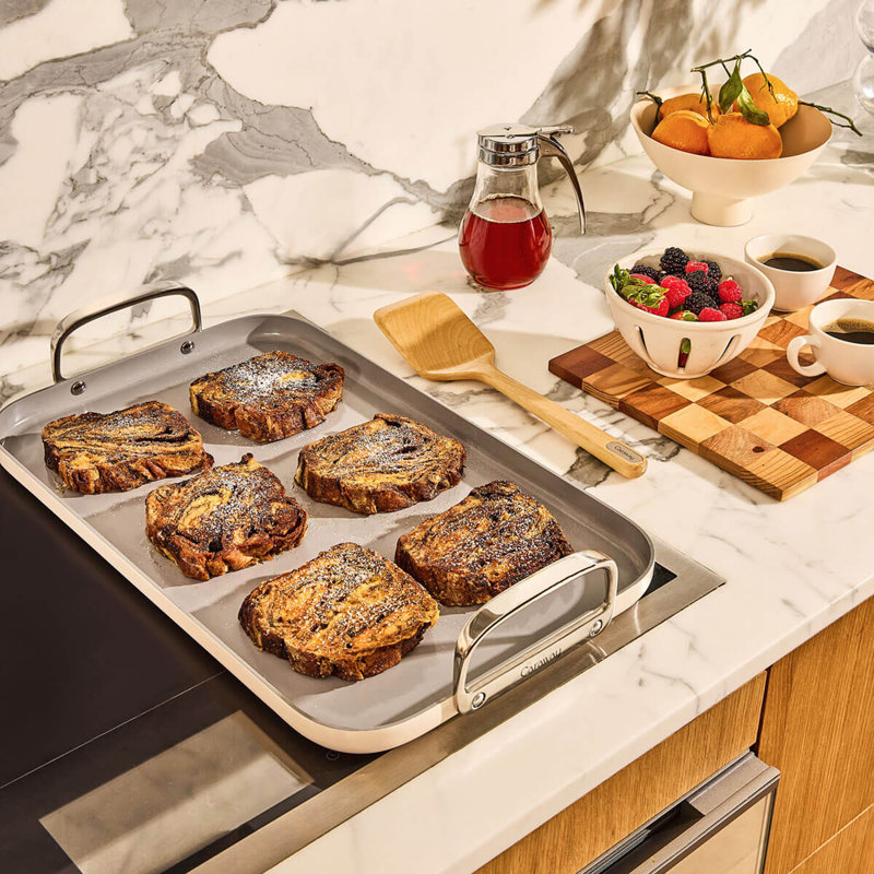 Caraway Double Griddle Burner, Cream
