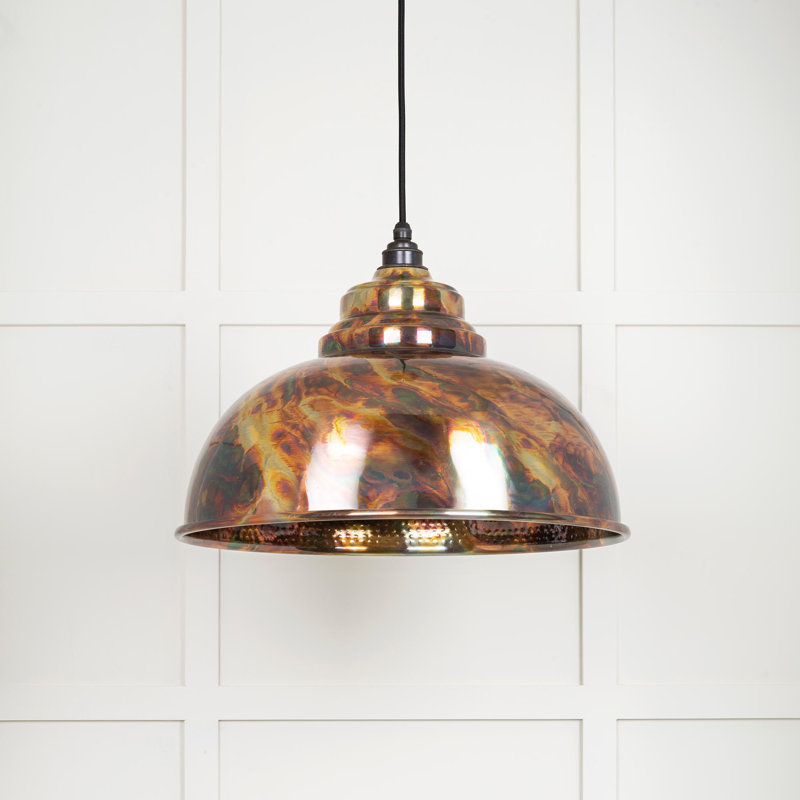 Harborne 1 - Light Dome Pendant, Burnished, 27" H x 40" W x 40" D