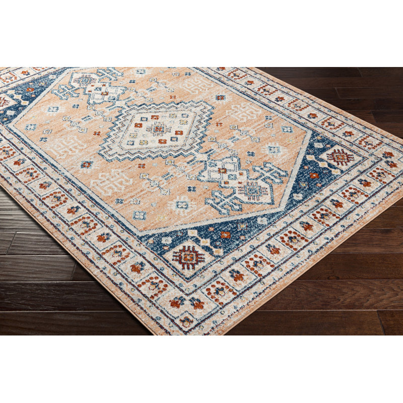 Aldusa Oriental Indoor Rug, Rectangle 6'7" x 9'