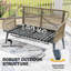 Outsunny 4 Piece Rattan Garden Furniture Set with Loveseat-278050933-278050936