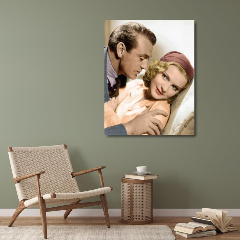 Alcott Hill® Hollywood, galerie de photos d'archives sur toile tendue, Anna Sten, H 35 po x l 28 po