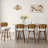 26" Swivel Upholstered Counter Height Bar Stool-819236524