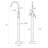 Single Handle Floor Mounted Freestanding Tub Filler with Handshower