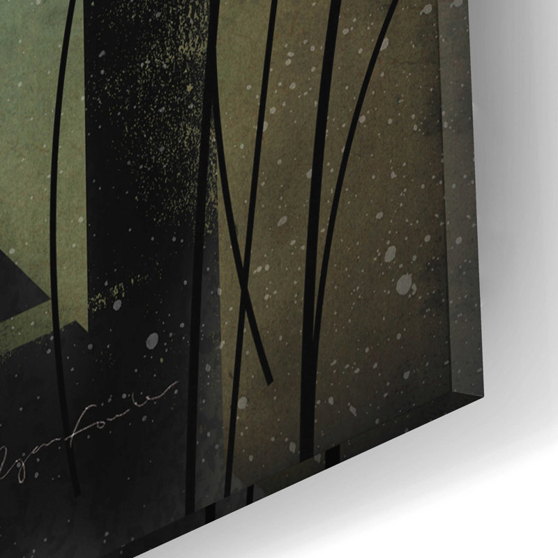 «Moonrise Black Dog» par Ryan Fowler, H 12 po x l 12 po x P 0,13 po