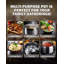 Marmite en acier inoxydable standard de 20 pintes avec couvercle Cooks, grande marmite pour la cuisson des pâtes, soupe, marmite avec chauffage uniforme, va au four, va au lave-vaisselle, batterie de cuisine pour la mise en conserve, ébullition-50251534