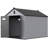 8*10ft Garden Storage Shed In Plastic - And Long-lasting Backyard Provide Extra Space