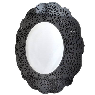 Adel Wood Flat Wall Mirror