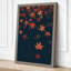 Falling Autumn Leaves Botanical - Wrapped Canvas-819348728-819348731