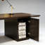 Walnut Rectangular Solid Wood Executive desk-1535314340