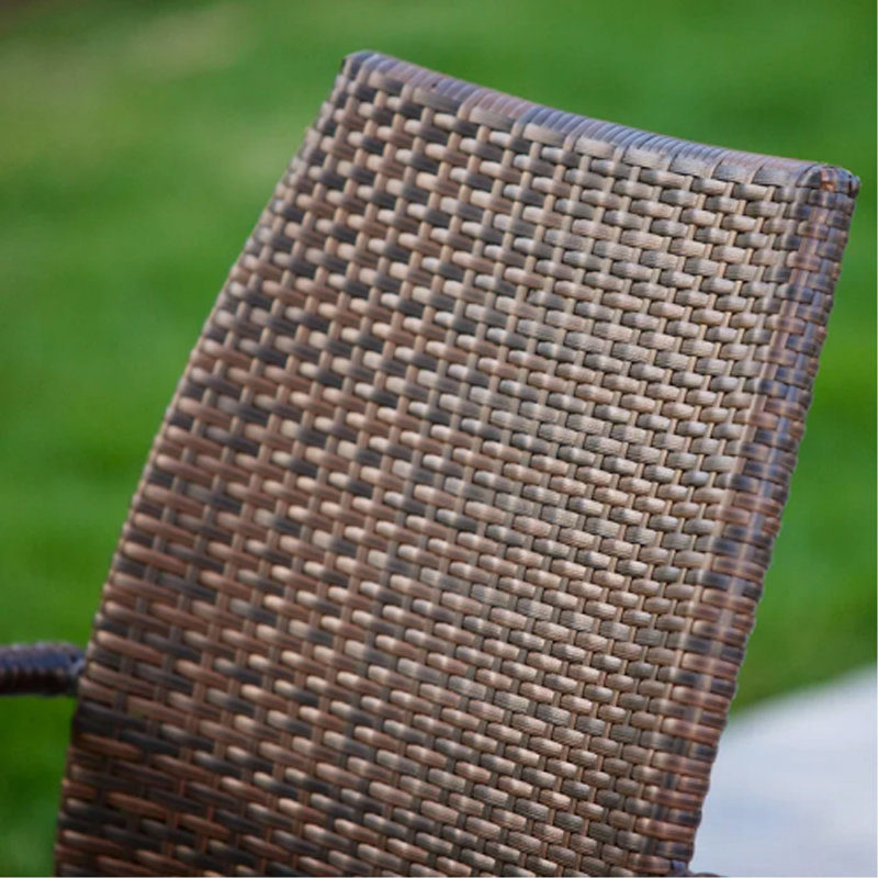 Ensemble de 2 chaises d'extérieur en osier