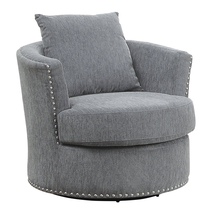 Chaise Prendergast, Chenille gris Mahir