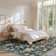 Large Oriental Floral Living Room Rug Washable Bedroom Rug Non-Slip Colorful Vintage Accent Floor Carpet For Home Decor