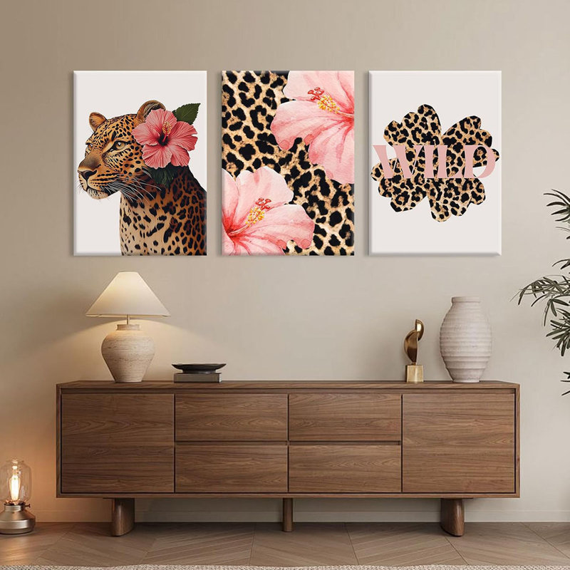 3 Piece Wrapped Canvas Wall Art
