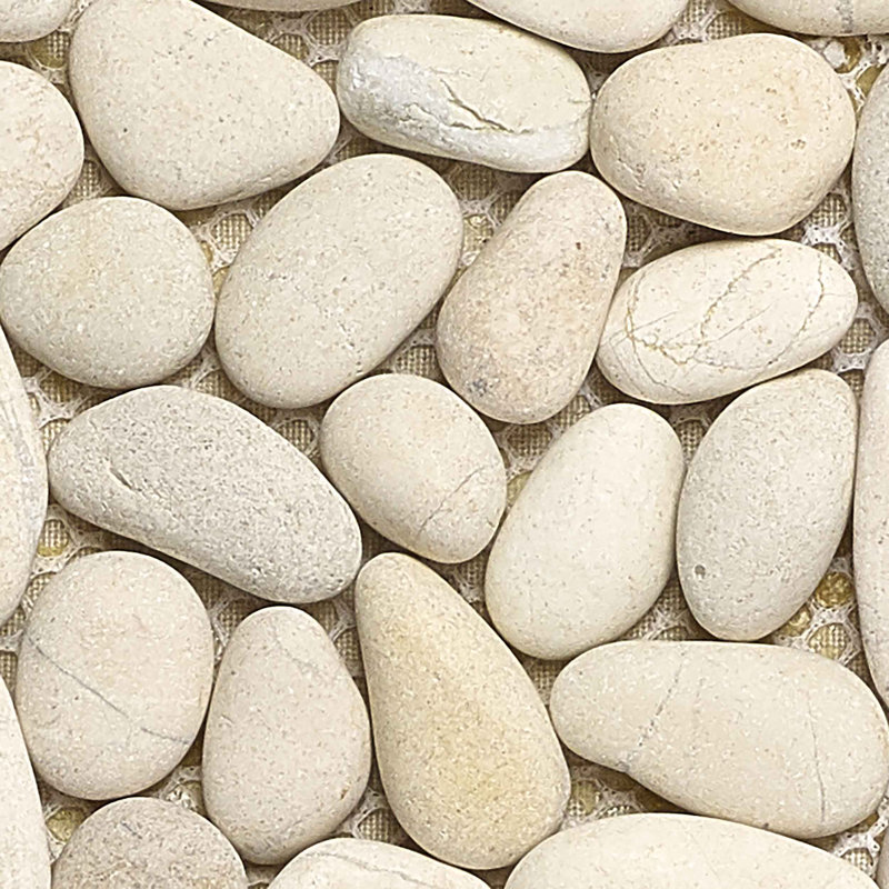 White Stone Square Coaster Set of 4