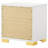 Jeremiah White 2-Drawer Nightstand