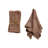 Linen Blend Napkins With Embroidered Boarder, Orange