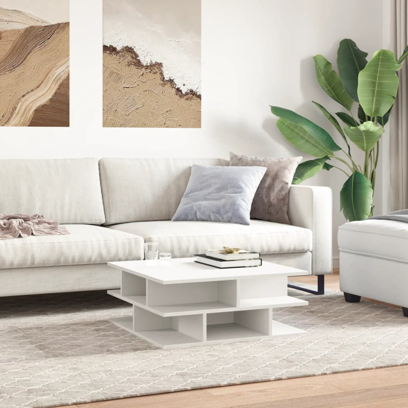 Pierina Frame Coffee Table, White