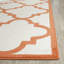 Tapis beige / orange à motif géométrique Ammundsen-2144357777