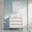 Azamat 30"H Recessed or Surface Mount Frameless LED Medicine Cabinet With  Adjustable Shelves-505742998-505742999