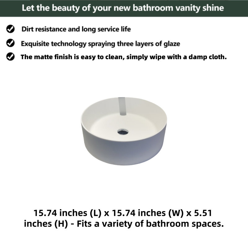 Countertop Basin Stone Bathroom Sink