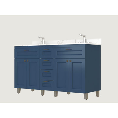 Ensemble de meuble-lavabo double 60 po Boughner