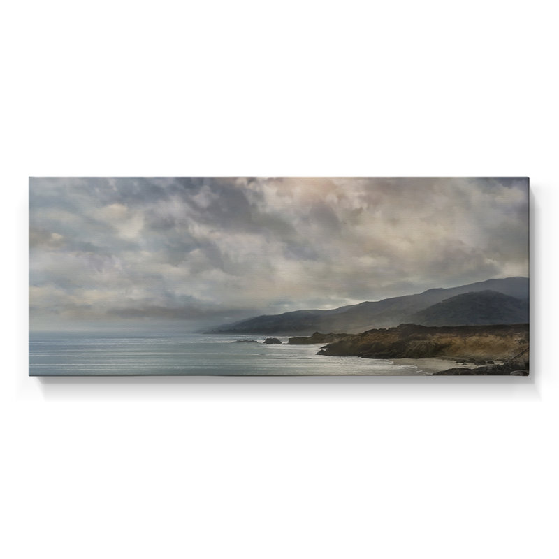 «Calming Sea», toile tendue avec châssis, prête à être accrochée, H 16 po x l 40 po