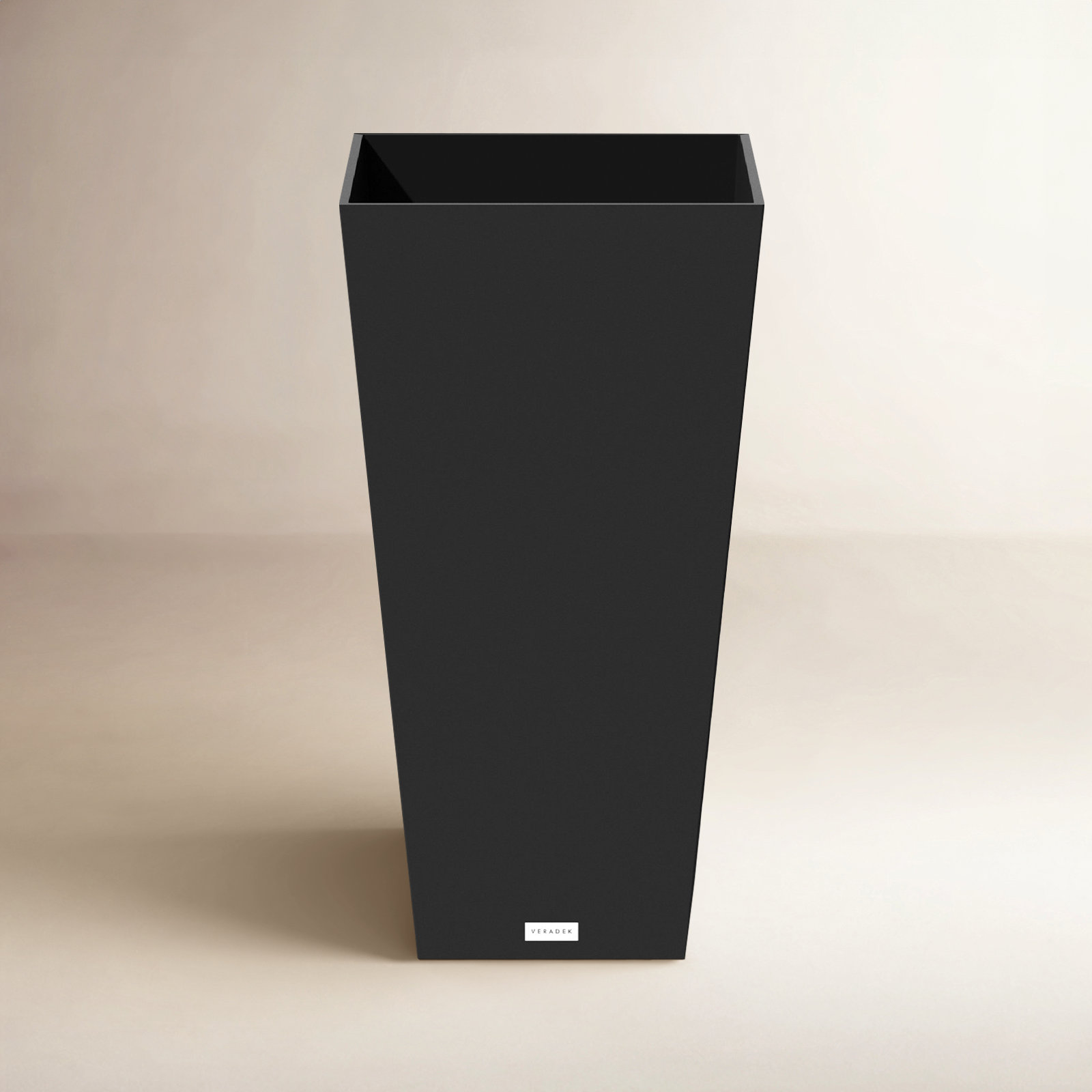 V-Resin Series Pot Planter, 30'' H x 15'' W x 15'' D, 1 pk