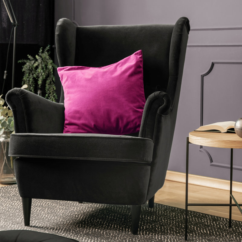 2 pièces luxueuses en duvet carré haut de gamme, Framboise coulissante, 24 po x 24 po